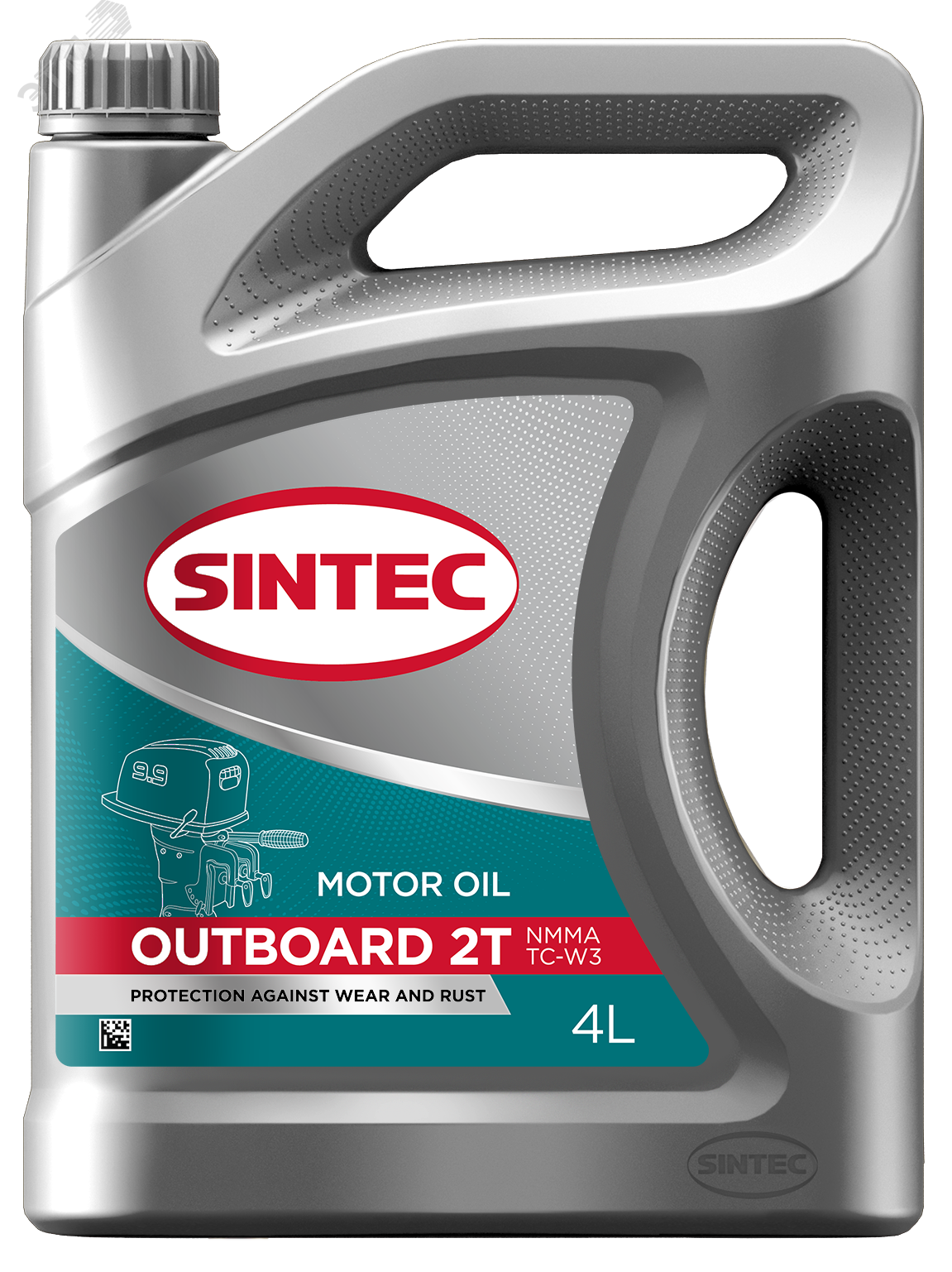 Изображение товара Масло моторное Sintec Outboard 2T TC-W3 4л для двухтактных моторов