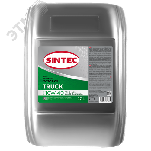 Изображение товара Масло моторное Sintec Truck 10W-40 CI-4/SL 20л (шт)