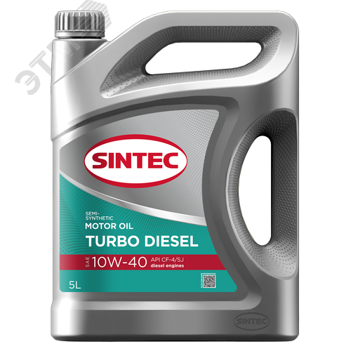 Изображение товара Масло моторное Sintec Turbo Diesel 10W-40 CF-4/SJ 5л (шт)