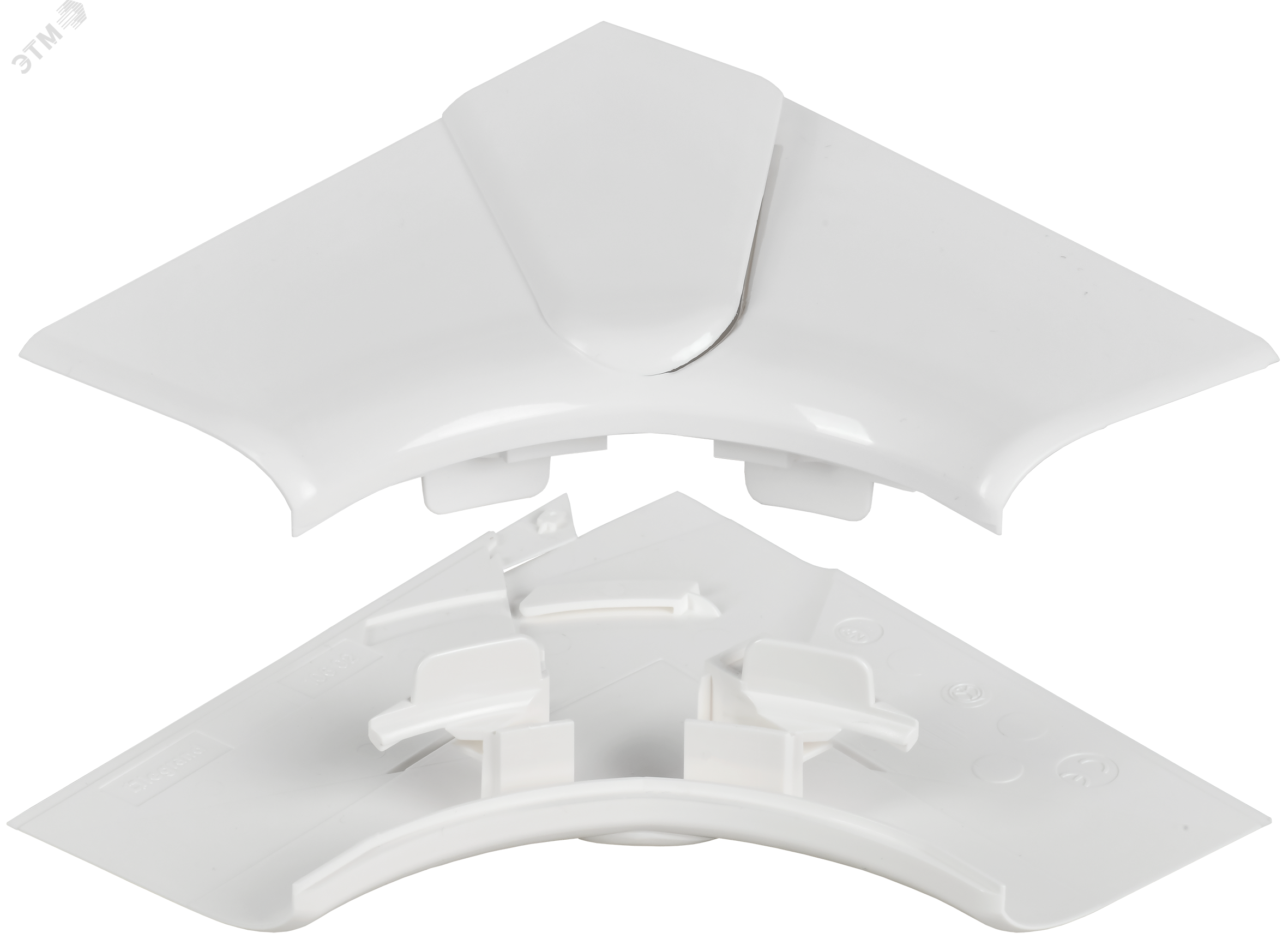 Изображение товара Угол внутренний изменяемый для кабель-канала 80х50мм белый IP40