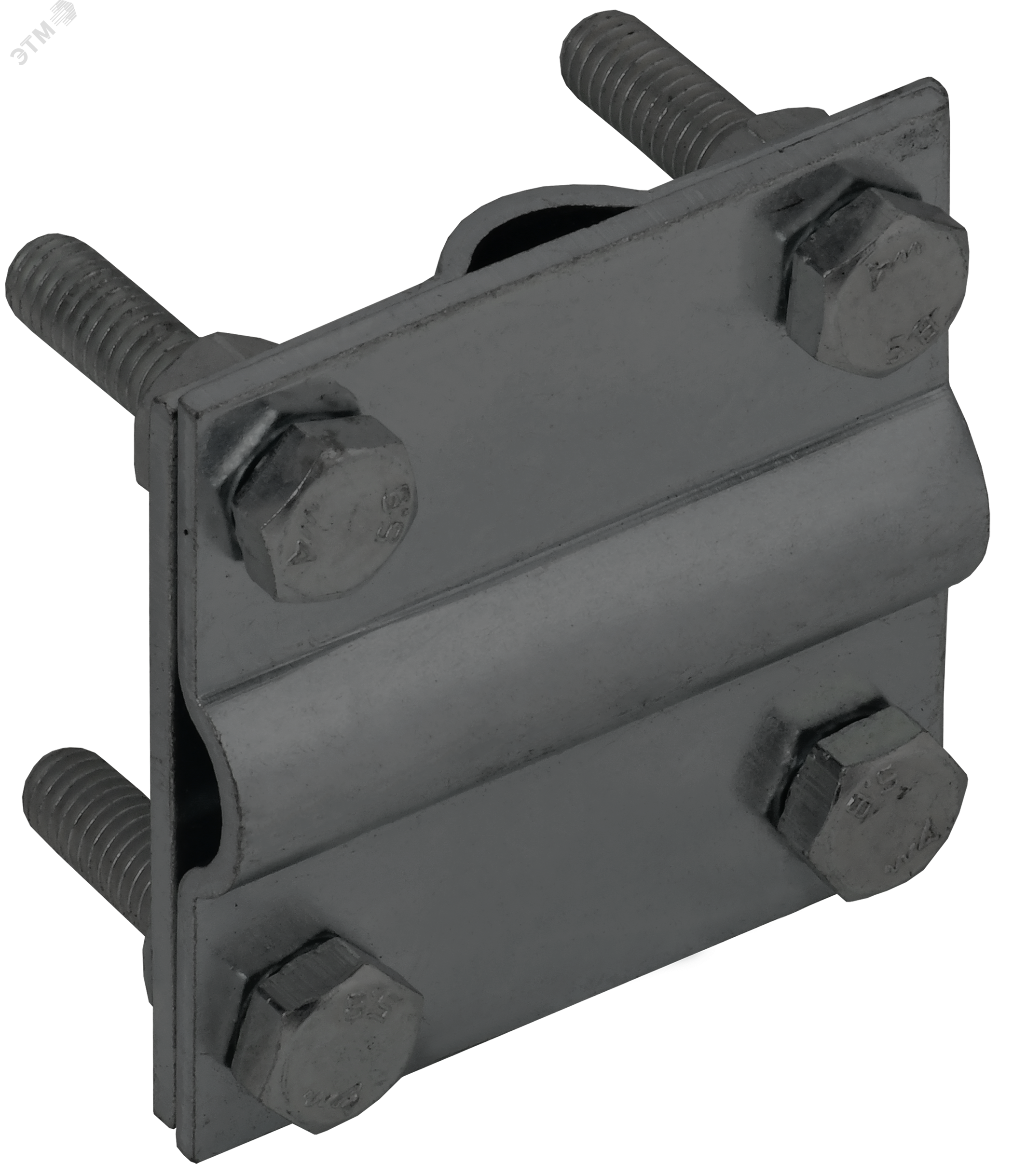 Изображение товара Зажим крестообразный полоса/пруток-полоса/пруток 30/8мм оцинкованная сталь TD (шт)