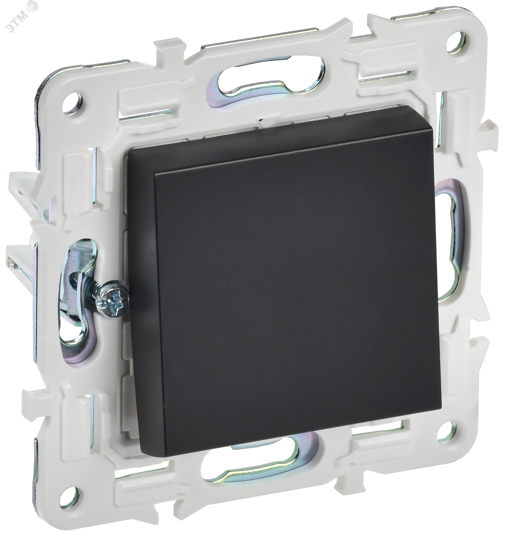 Изображение товара Выключатель проходной 1-клавишный черный SKANDY SK-V02Bl IEK