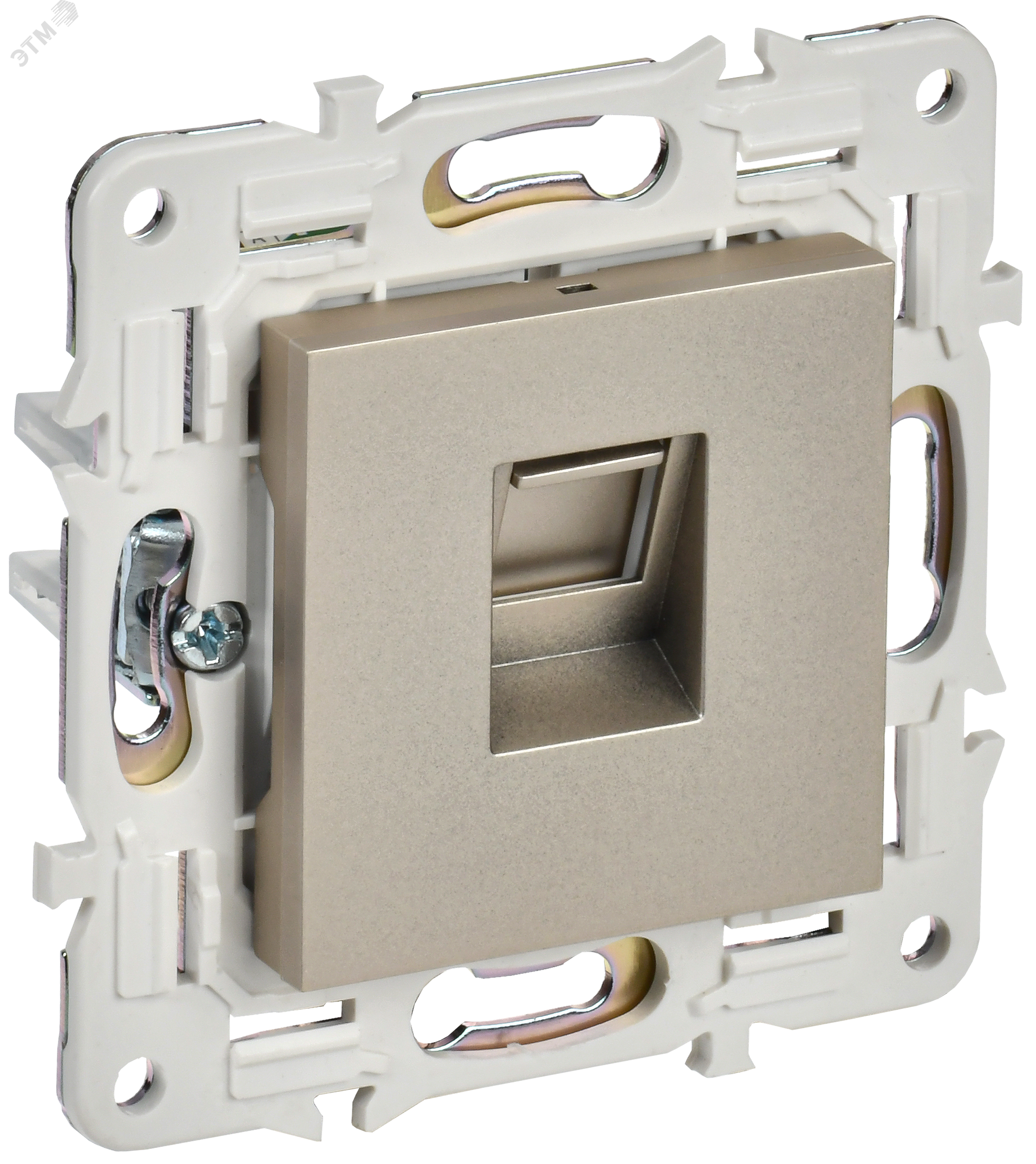 Изображение товара Розетка компьютерная RJ45 кат.6 SKANDY SK-K02Sh шампань IEK