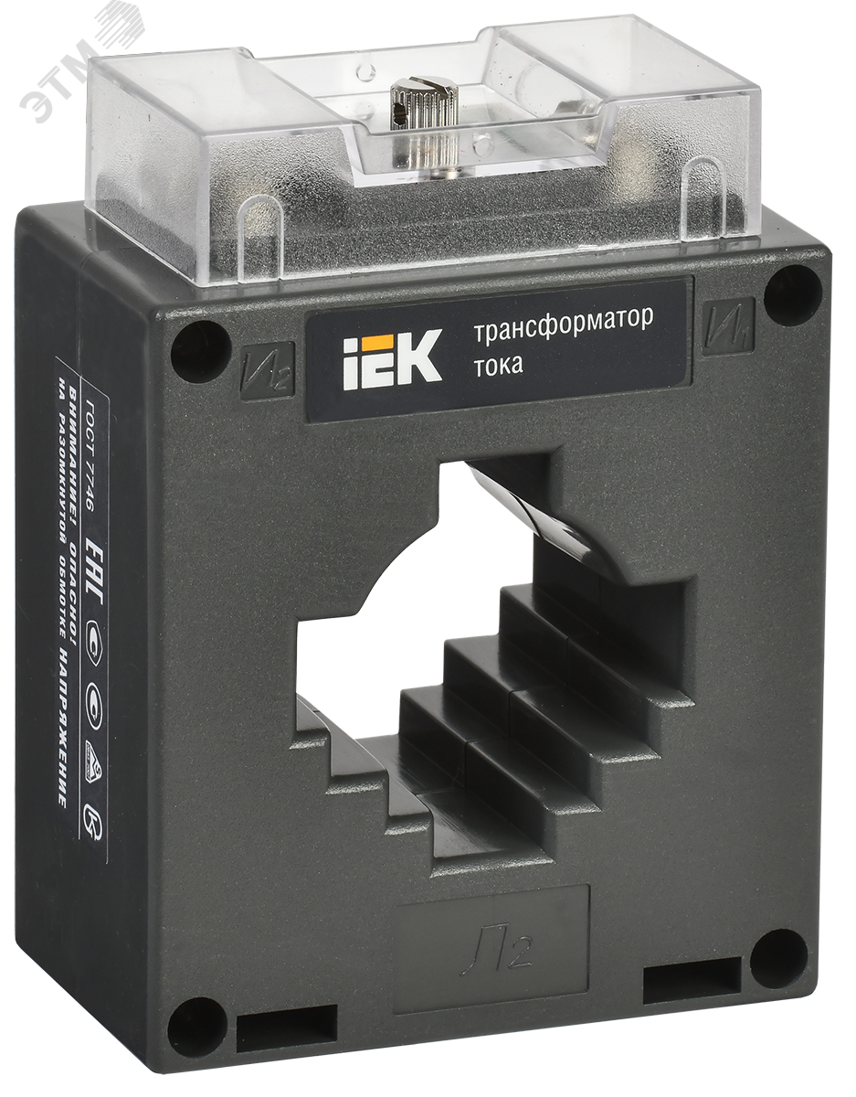 Изображение товара Трансформатор тока ТТИ-40 400/5А 5ВА класс 0,5S IEK для автоматизации и учета электроэнергии