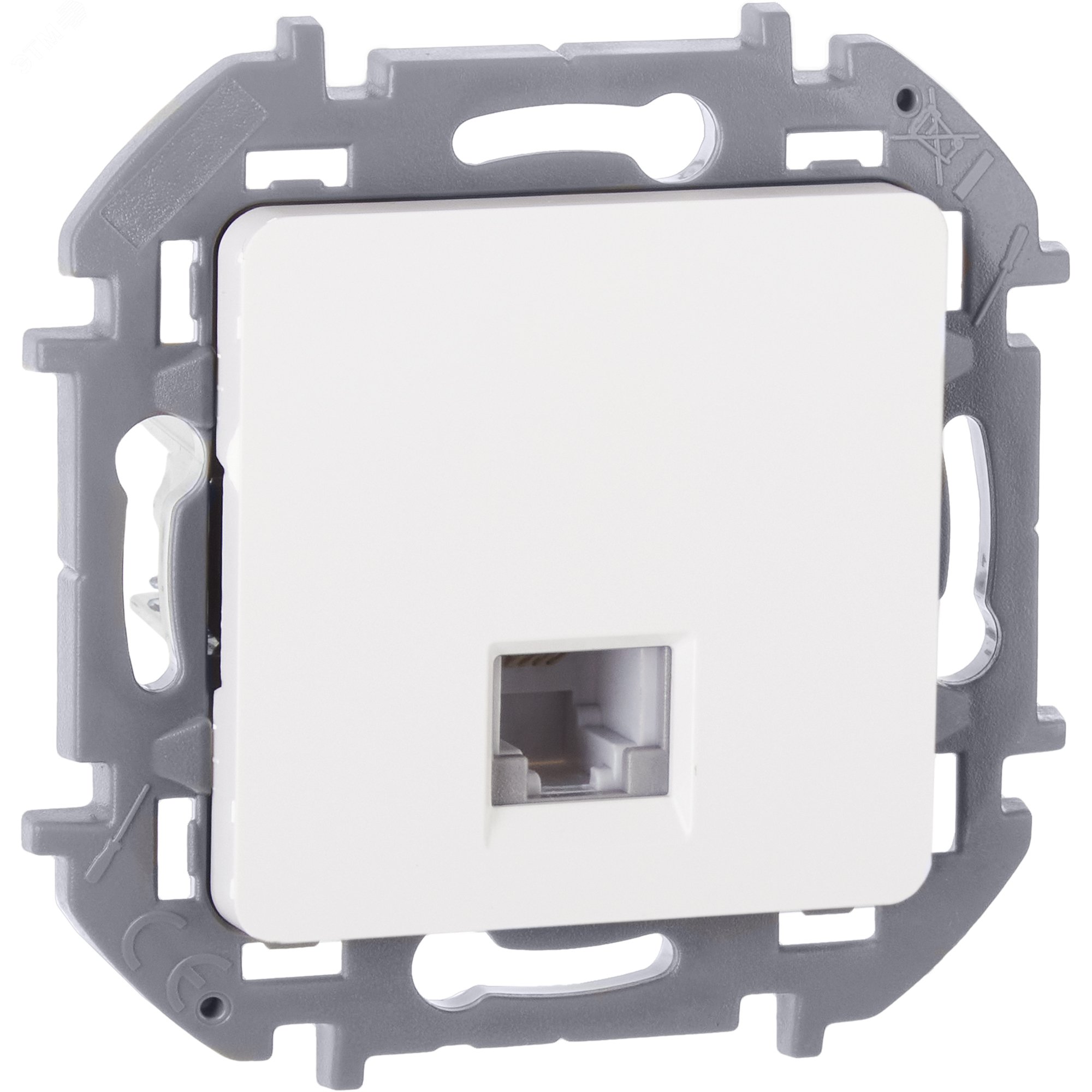 Изображение товара Розетка телефонная RJ11 белый INSPIRIA (шт)