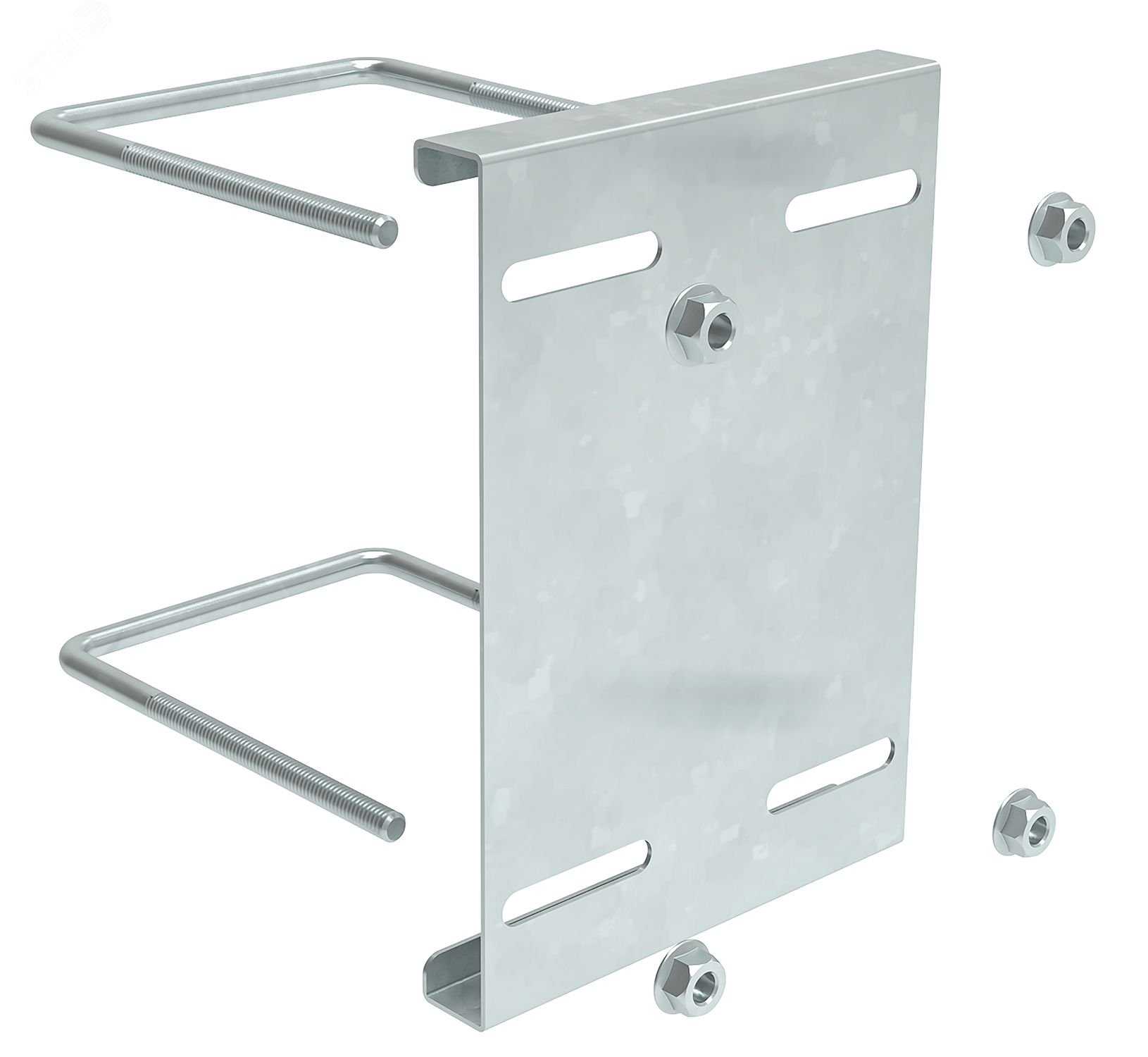 Изображение товара Панель монтажная неперфорированная к опорам ограждающим 40-62 мм HDZ (компл)