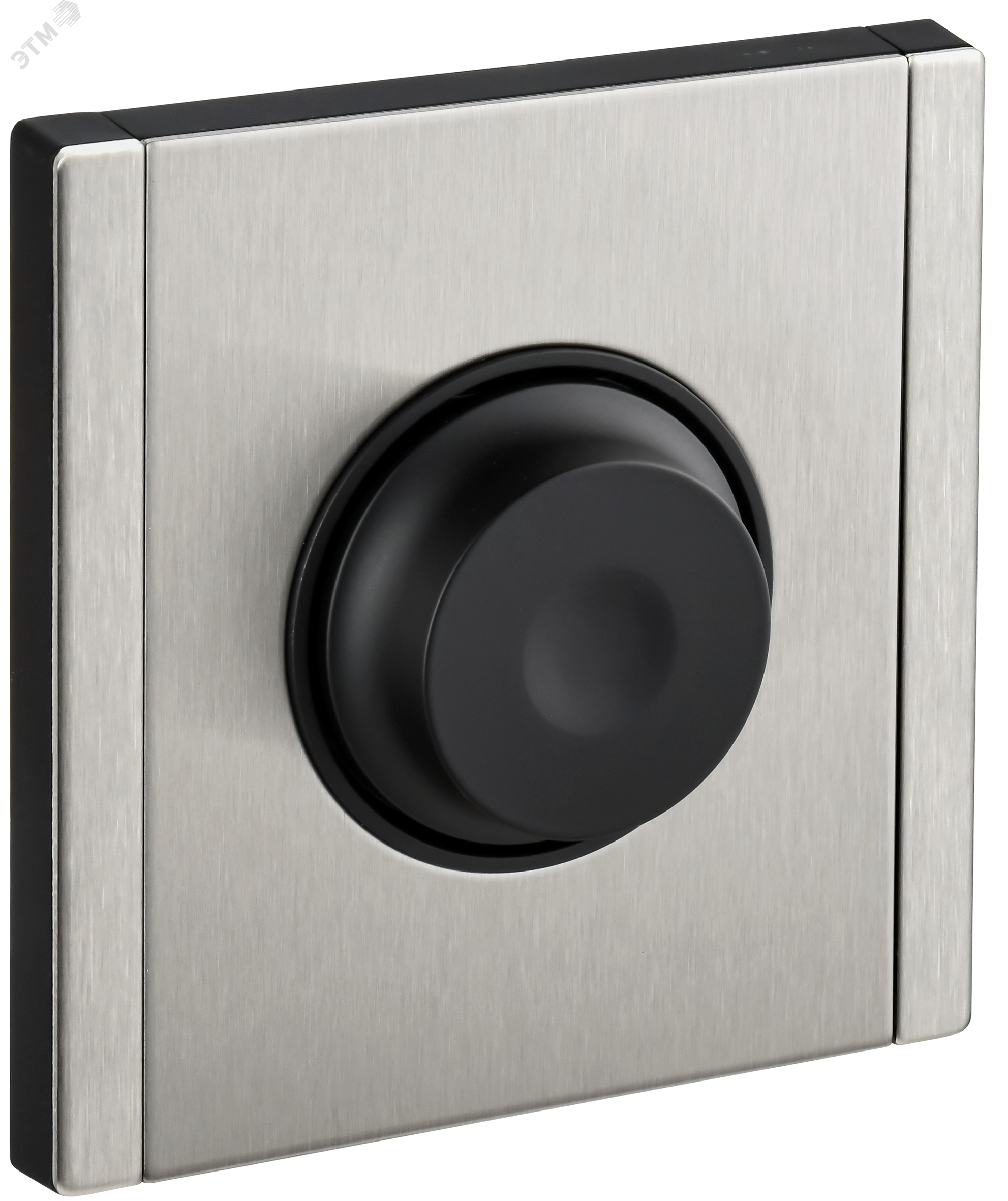 Изображение товара Светорегулятор FORTE&PIANO поворотно-нажимной 600Вт никель металл IEK