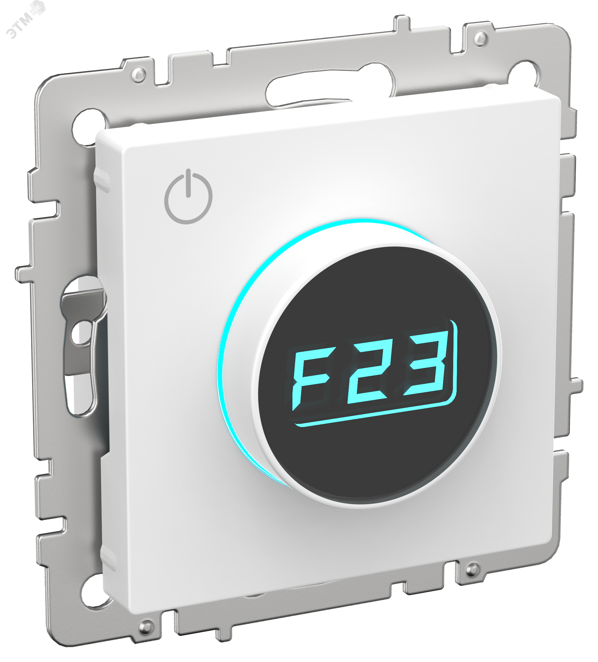 Изображение товара Электронный термостат с индикацией ТС10-1-БрАБ IEK белый для систем отопления