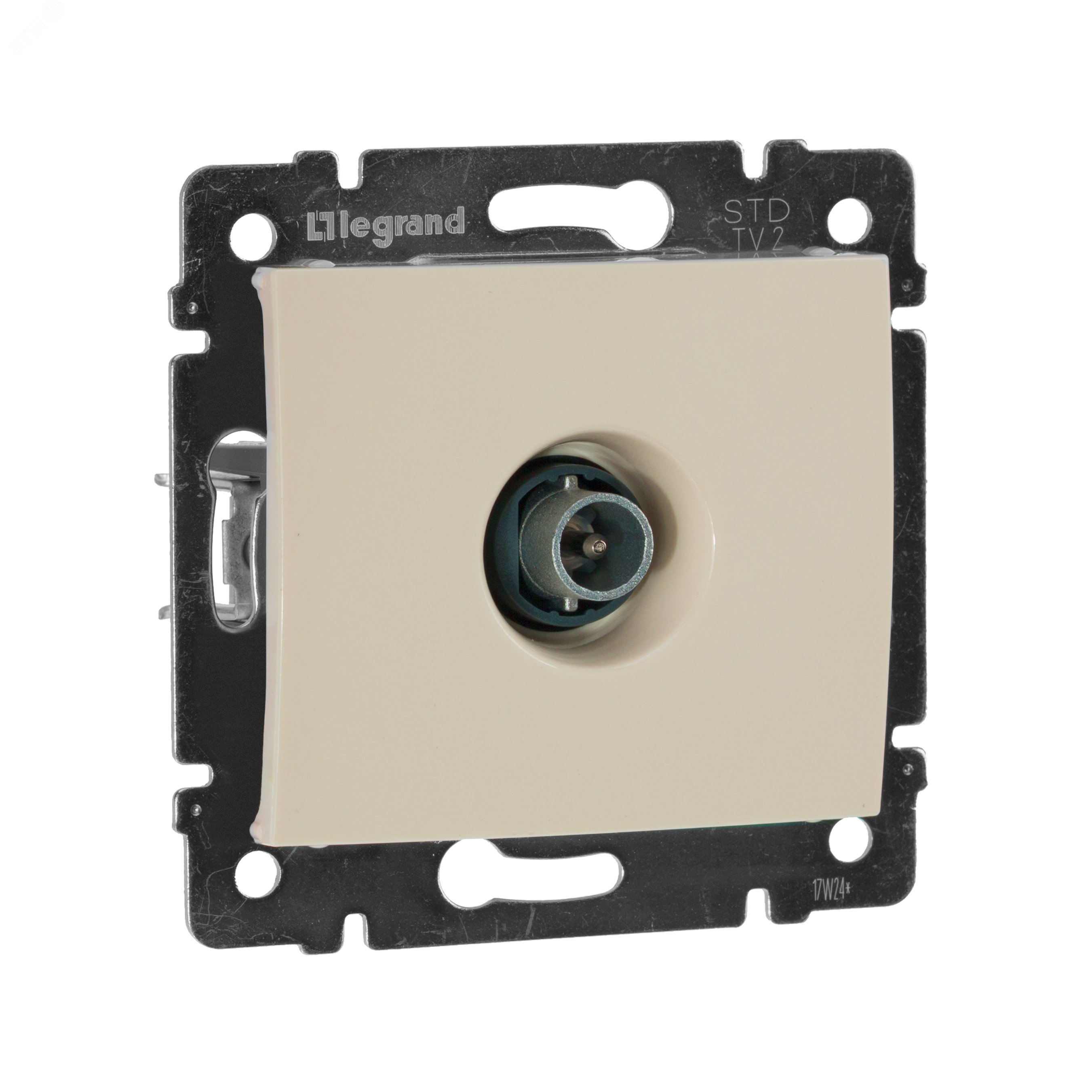 Изображение товара Розетка TV оконечная VALENA слоновая кость монтаж скрытый IP20