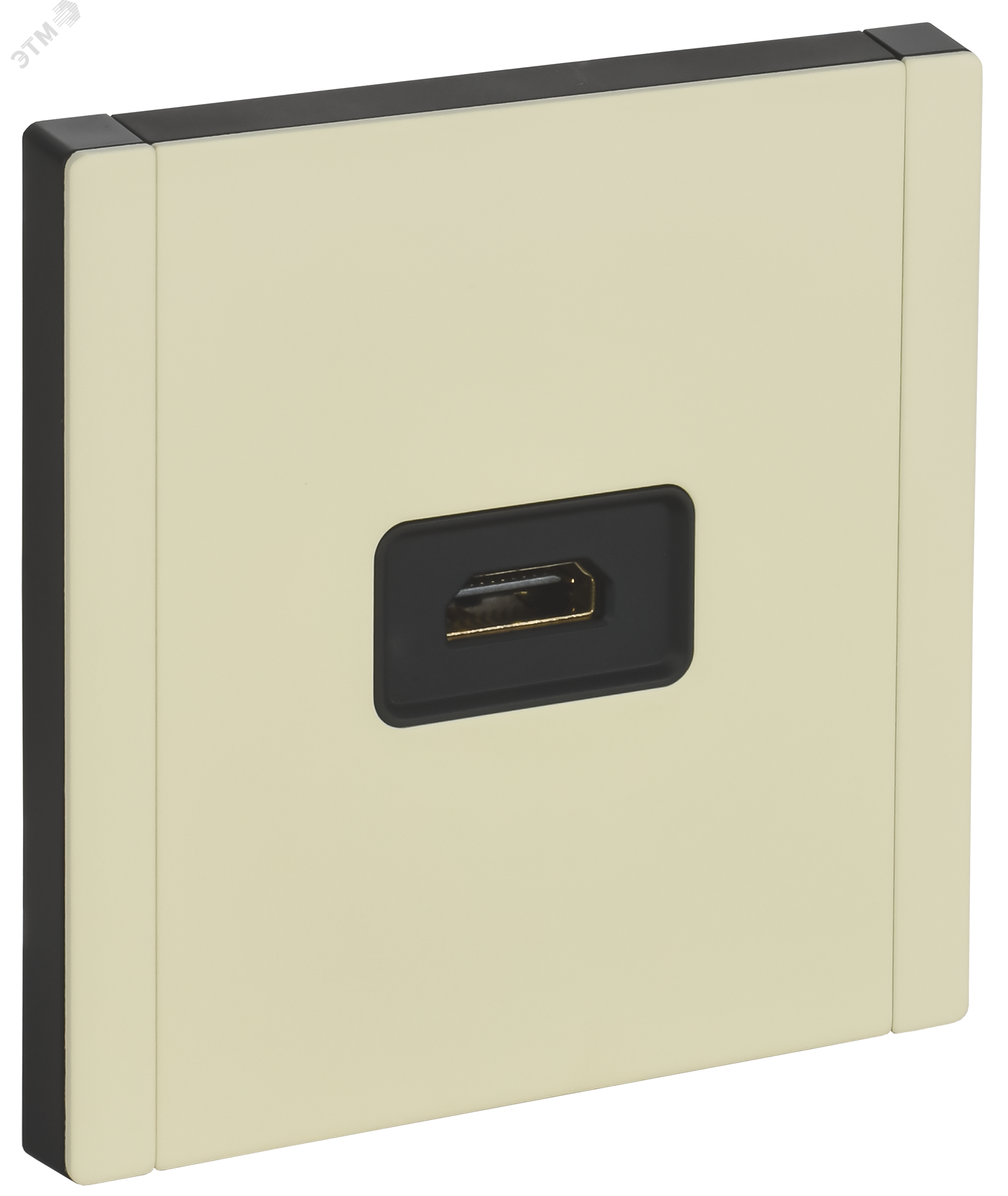 Изображение товара Розетка HDMI IEK серии FORTE&PIANO из премиального металла