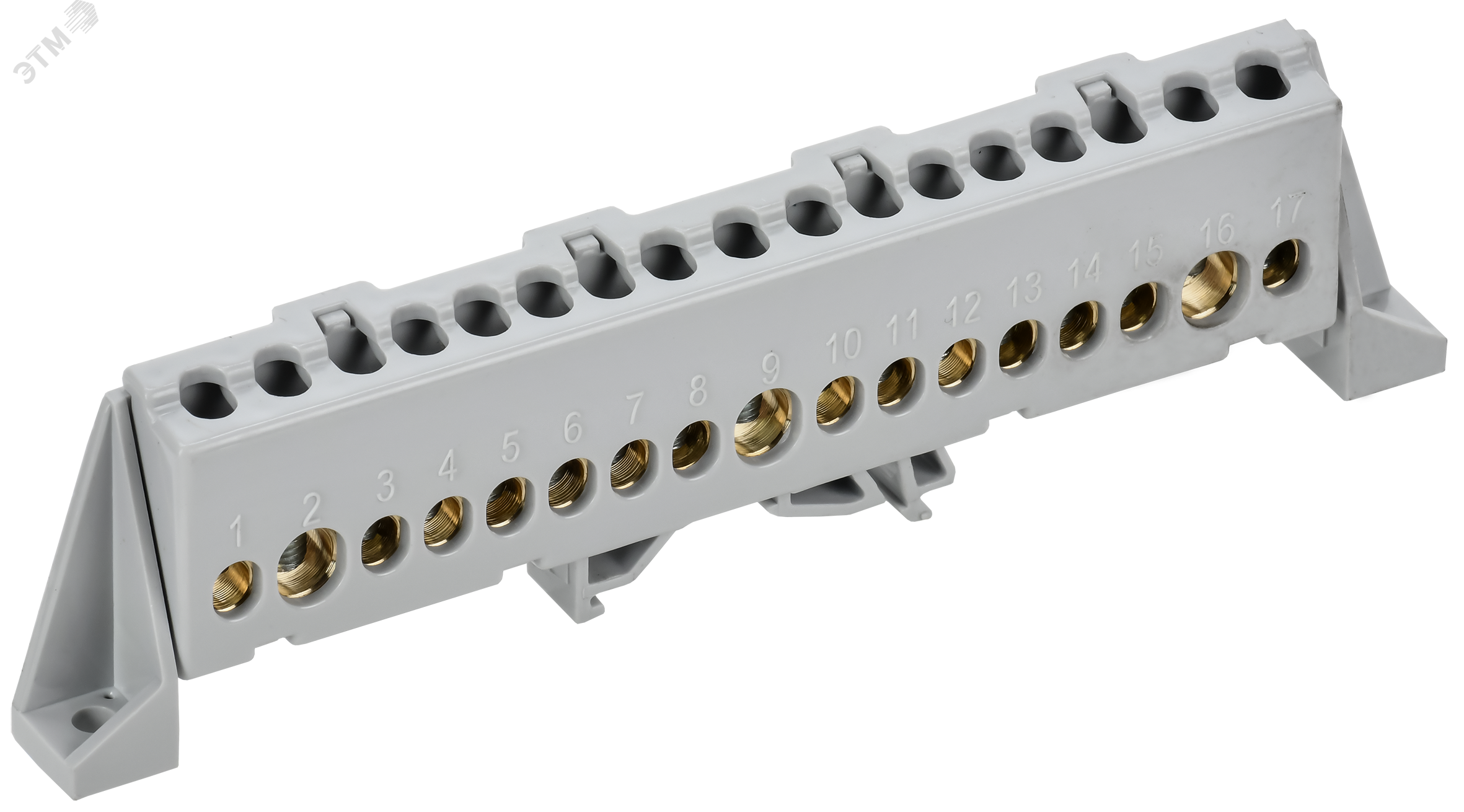 Изображение товара TEKFOR Шина L фаза в комбинированном DIN-изоляторе 17 контактов