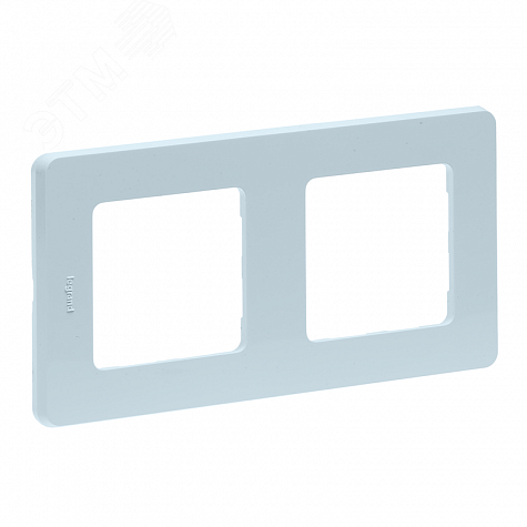 Изображение товара Рамка 2-местная мятный INSPIRIA для горизонтальной и вертикальной установки