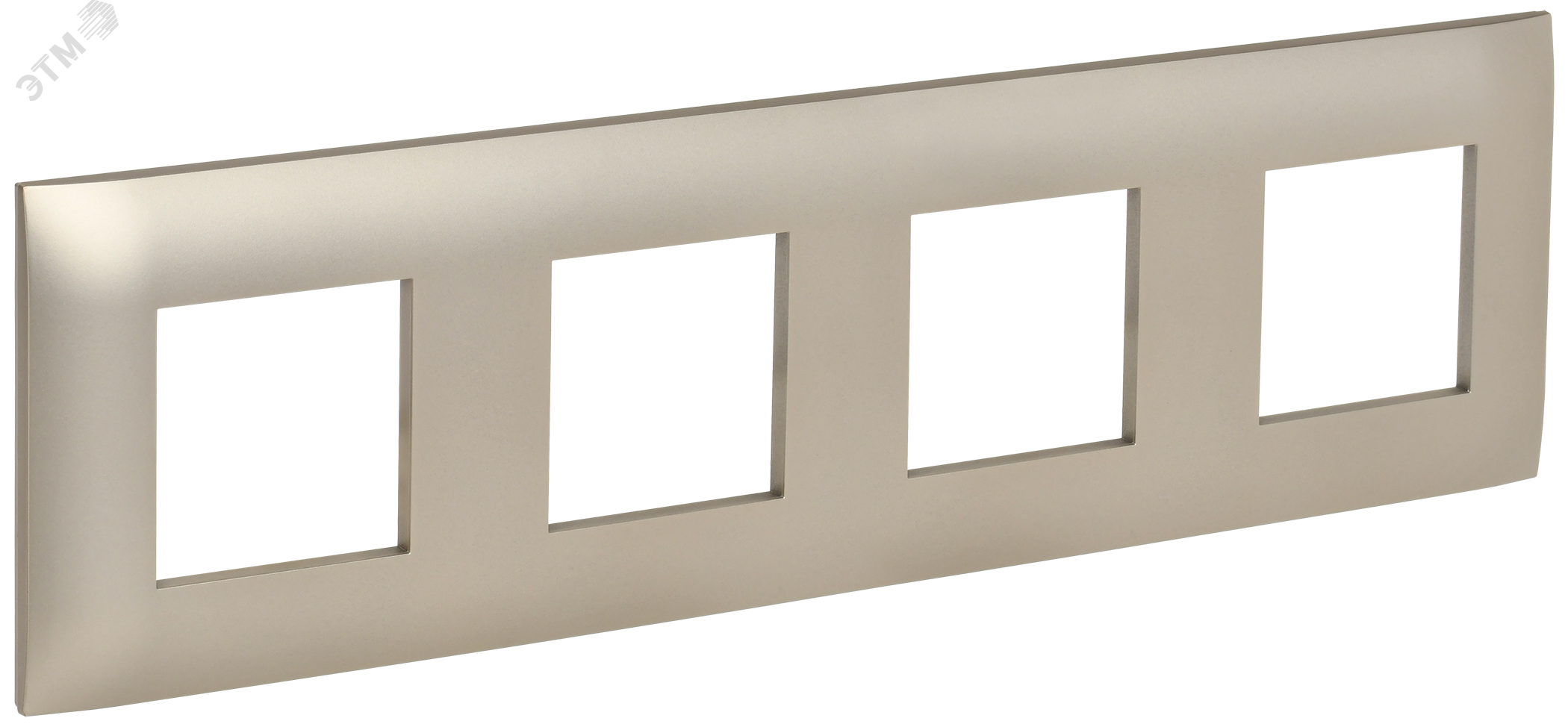 Изображение товара SKANDY Рамка 4-местная SK-F04Sh шампань IEK (шт)