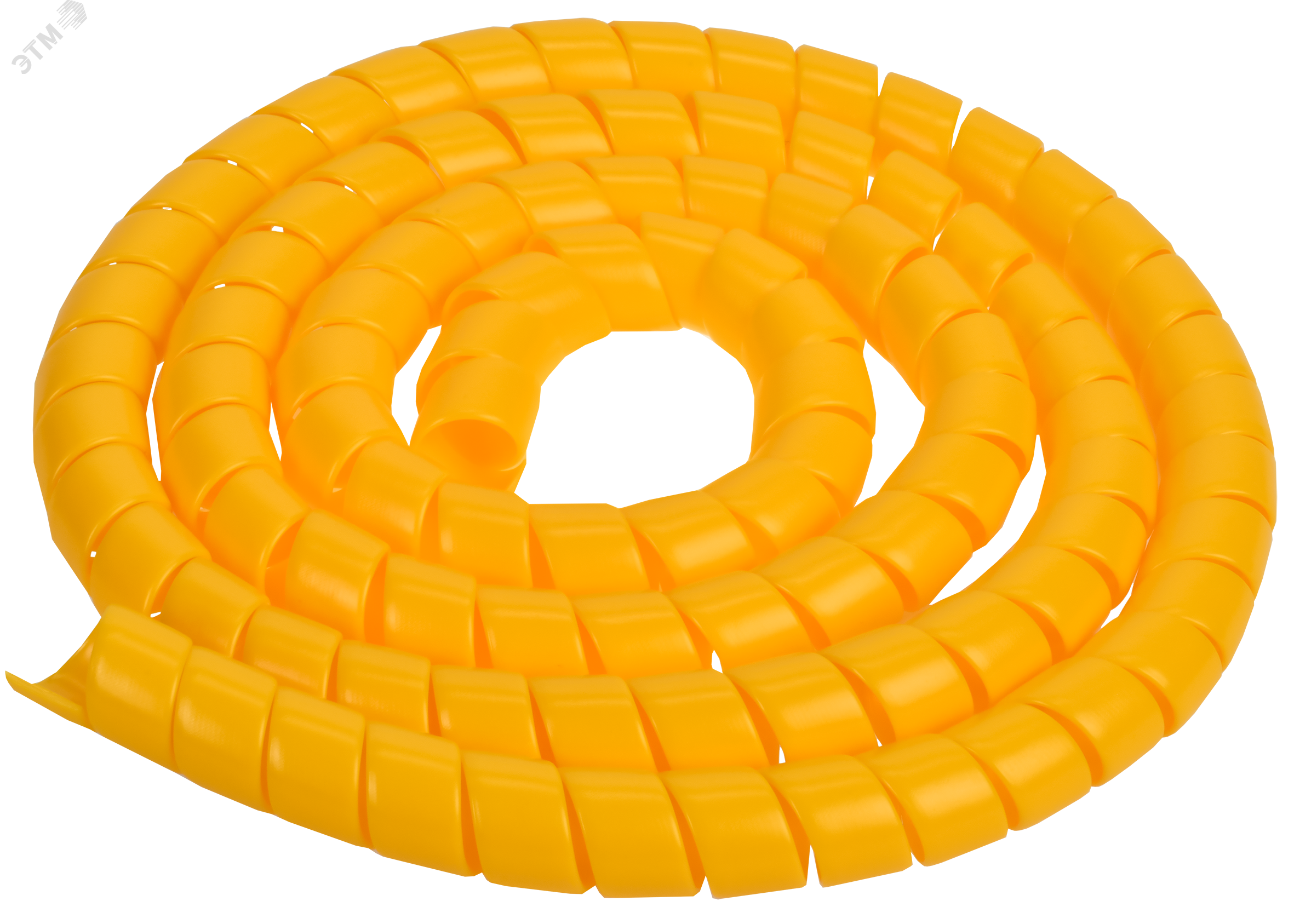 Изображение товара Спираль монтажная СПГ-25 желтая 2м IEK для кабелей и шлангов