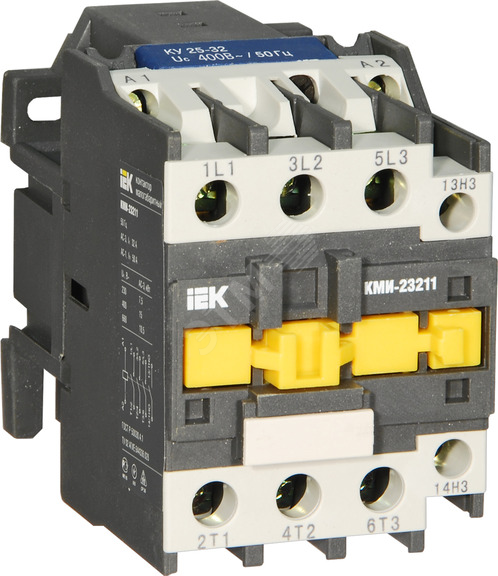 Контактор КМИ малогабаритный 32А катушка управления 400В АС 1НЗ (KKM21 ...