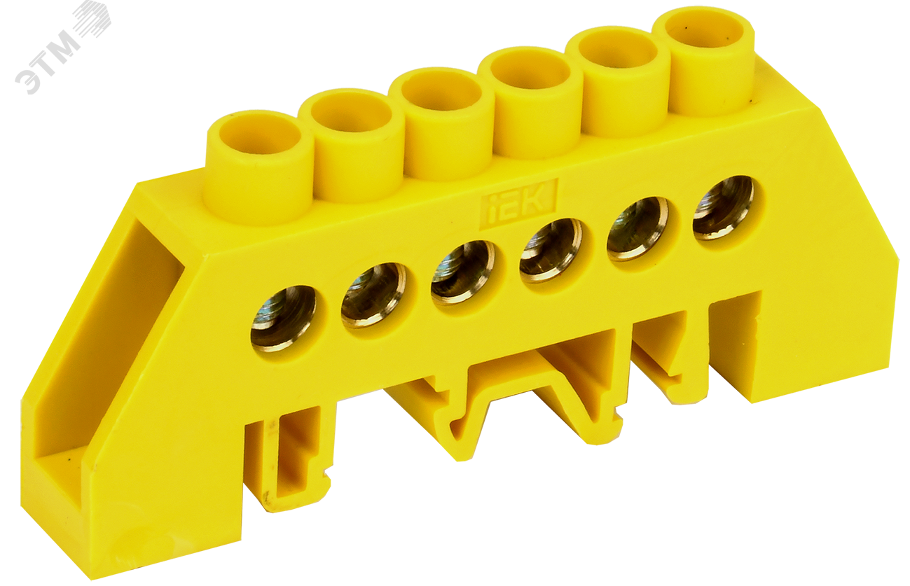 Шина PE земля комбинированный DIN-изолятор типа Стойка ШНИ-8х12-6-КС-Ж ...