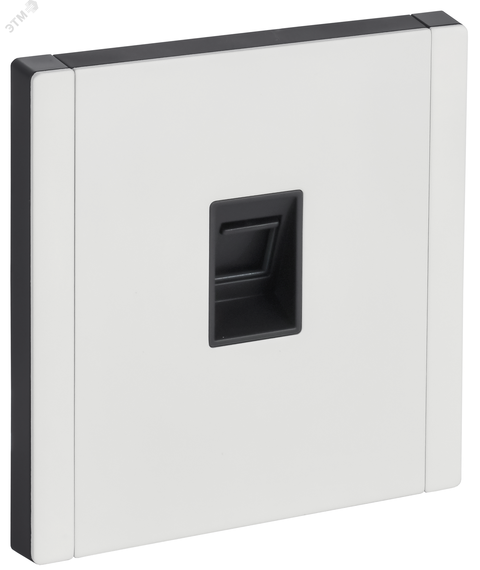 Изображение товара Компьютерная розетка RJ45 кат.5E FORTE&PIANO из металла белый премиум класс