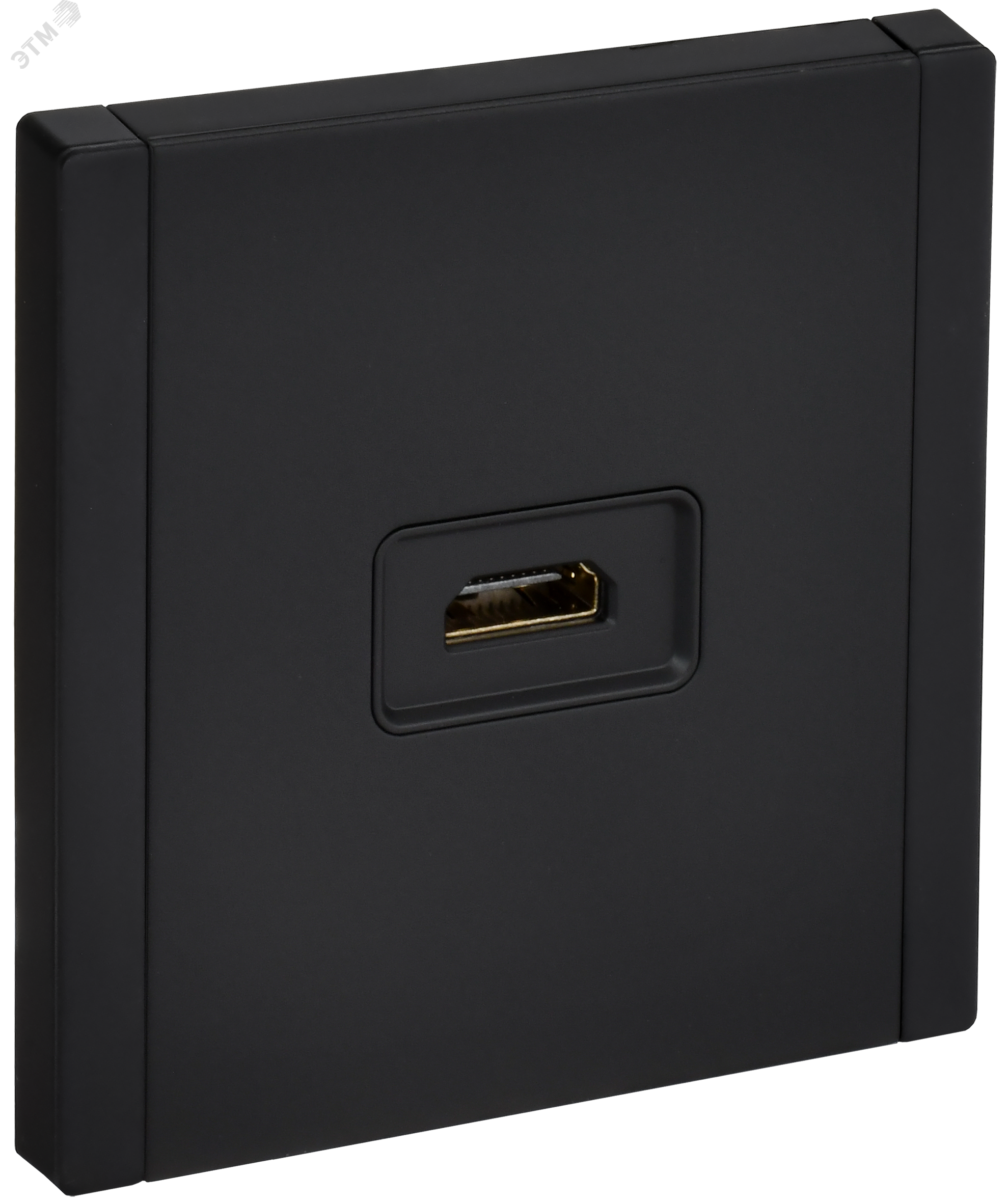 Изображение товара Розетка HDMI IEK FORTE&PIANO FP140M металл черный элегантный дизайн премиум качество
