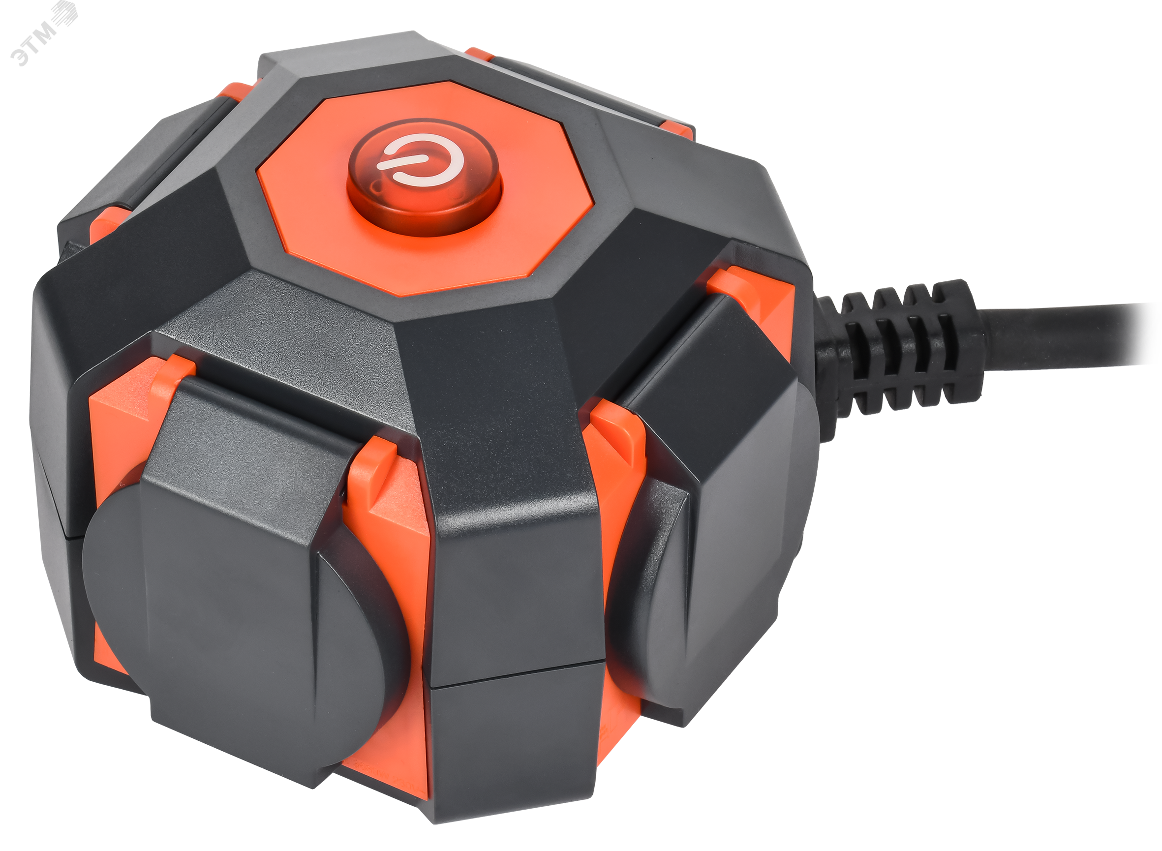 Изображение товара Удлинитель на магните У04В 4 места с защитными крышками IP44