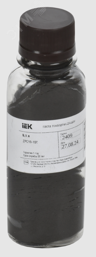 Изображение товара Паста токопроводящая IEK 0,1л для контактов и заземления