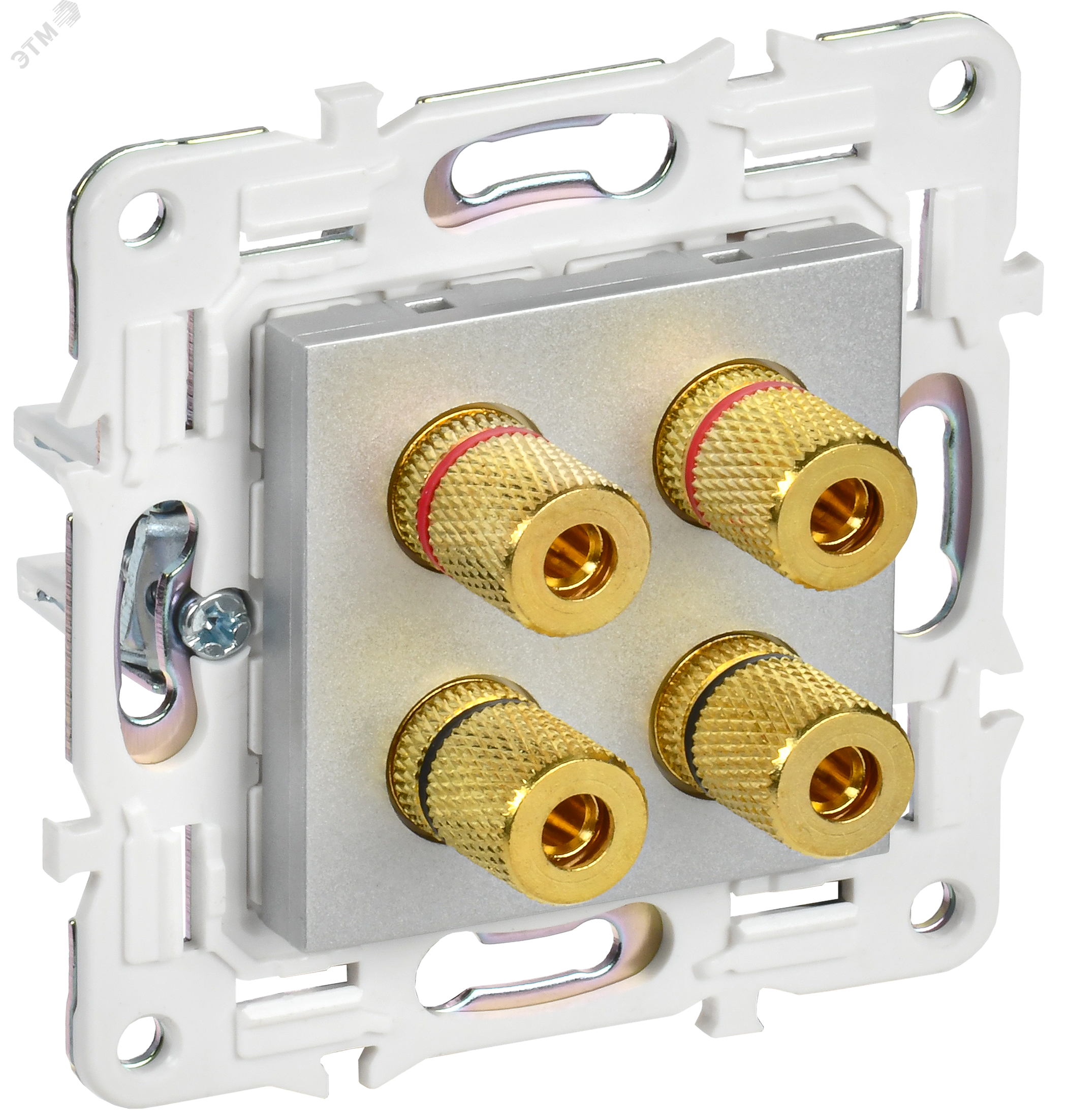 Изображение товара Аудиорозетка SKANDY SK-A01S 4-местная для акустической системы