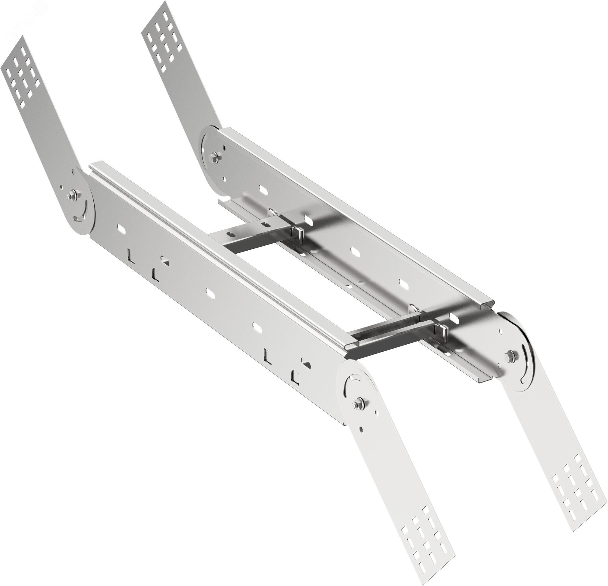 Изображение товара Поворот вертикальный шарнирный лестничный LESTA 55х400 мм для кабельных трасс