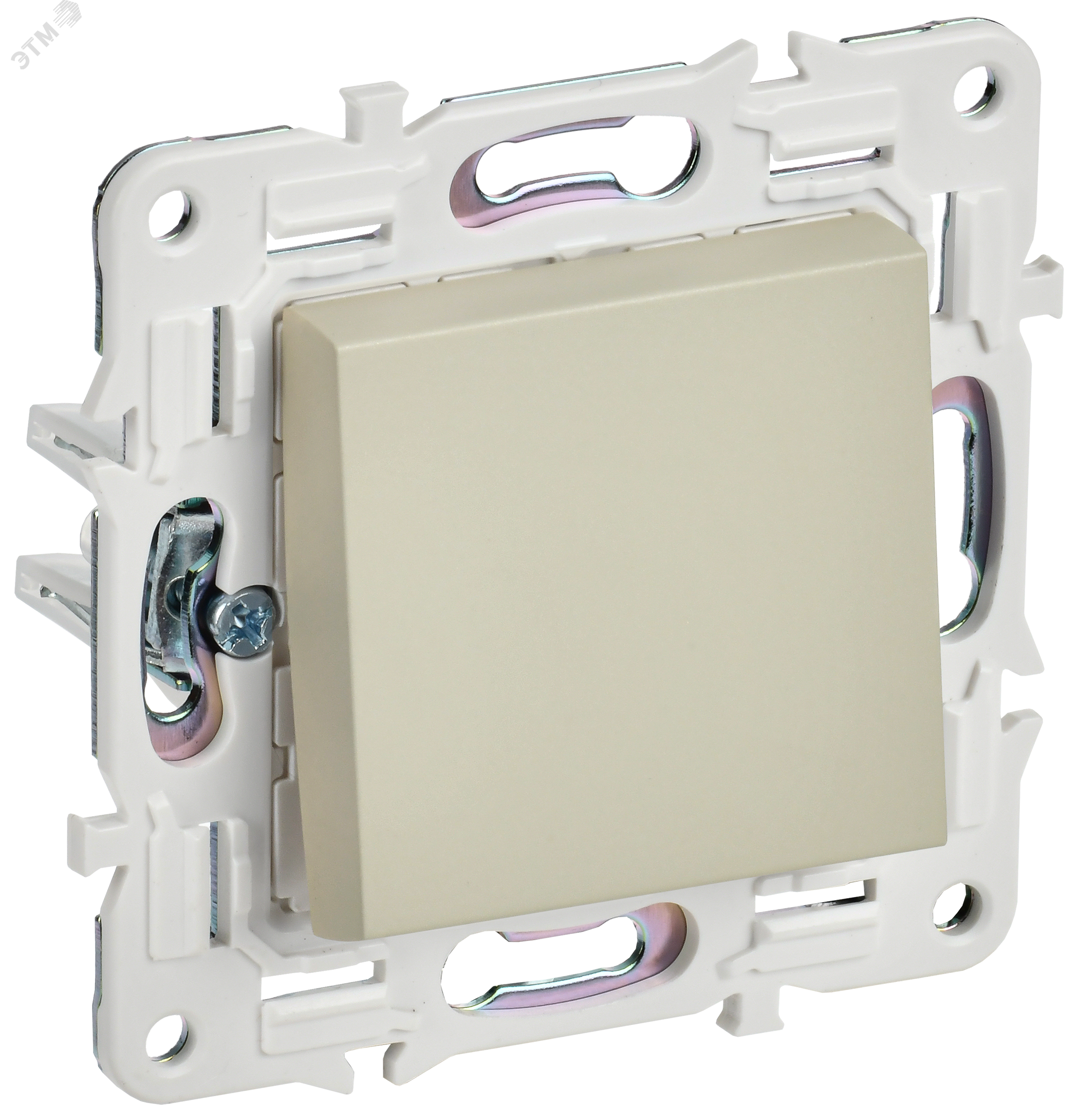 Изображение товара SKANDY Выключатель 1-клавишный 10А SK-V01B бежевый IEK (шт)