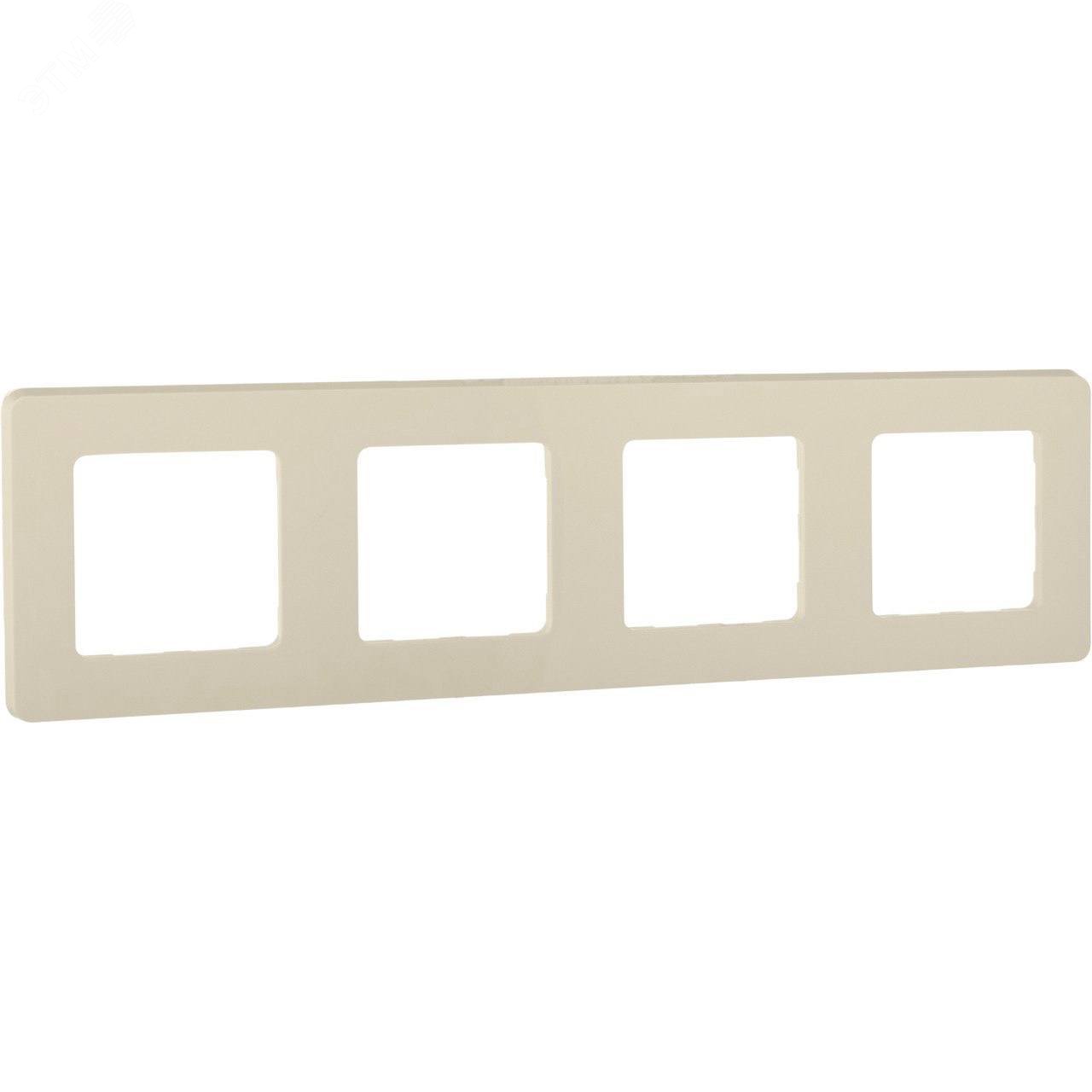 Изображение товара Рамка 4-местная слоновая кость INSPIRIA для электроустановок