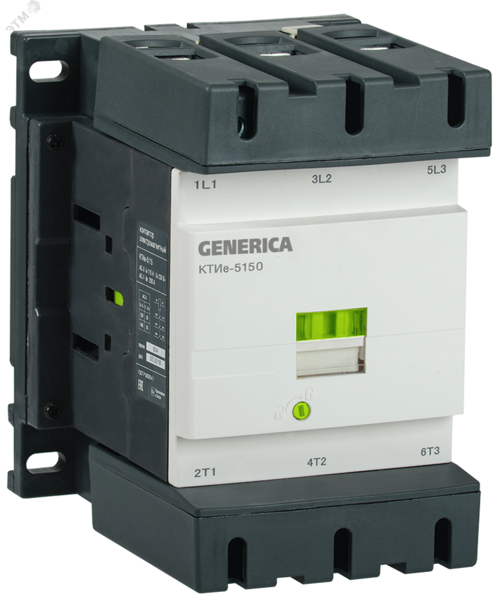 Изображение товара Контактор Кти-5150 150А 230В/АС3 для промышленного управления