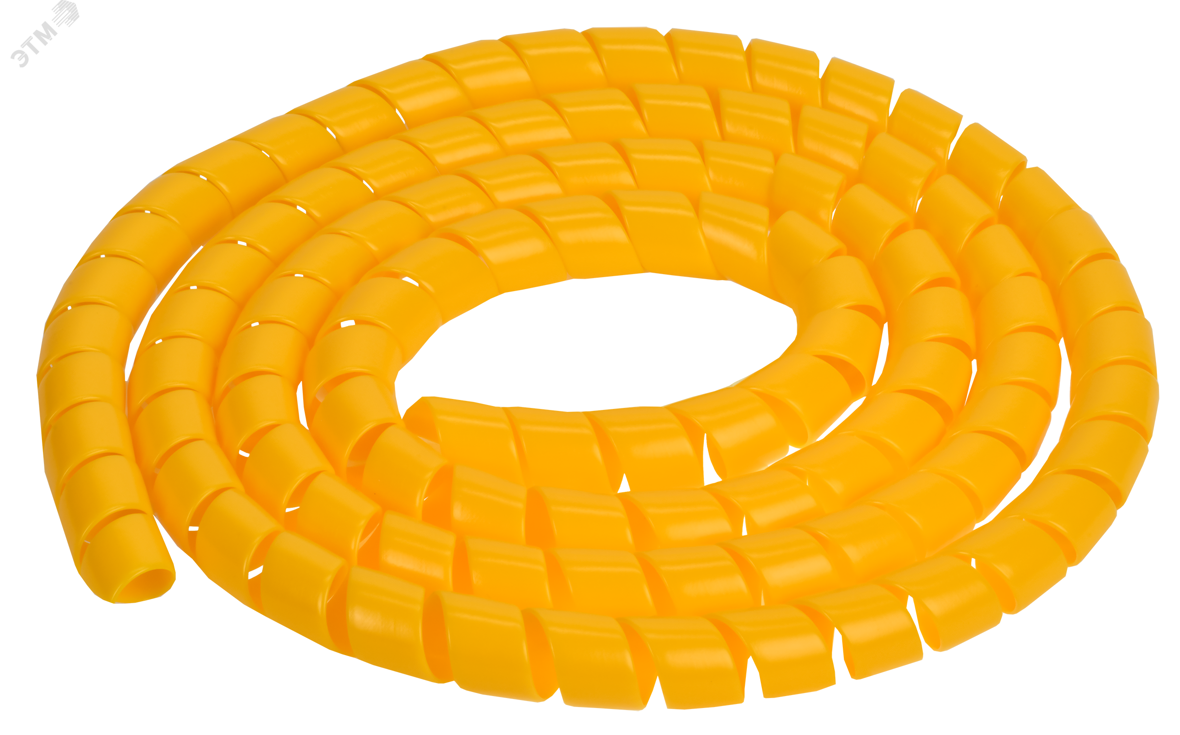Изображение товара Спираль монтажная СПГ-20 желтая (2м/упак) IEK для защиты кабелей