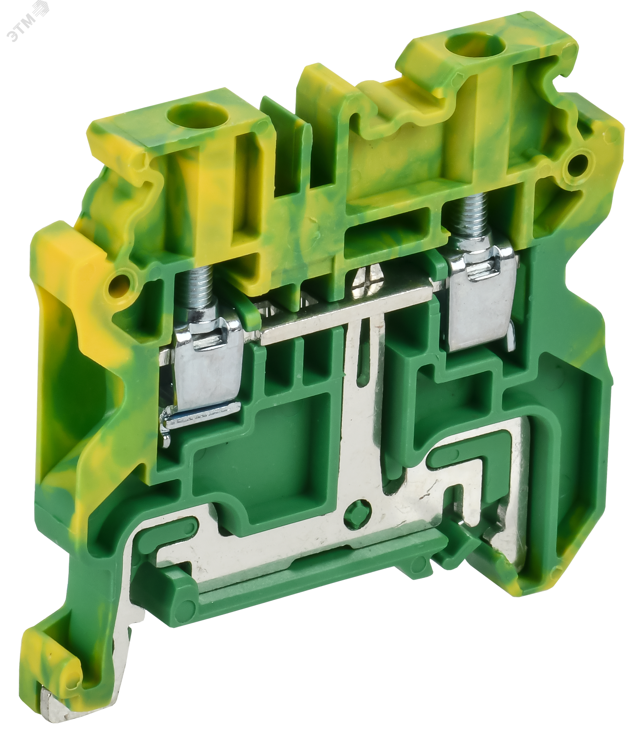 Изображение товара Клеммная колодка ARMAFIX CY4 PE винтовая 4мм2 заземляющая проходная взрывозащиты
