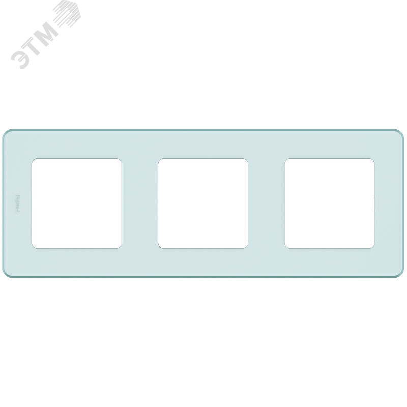 Изображение товара Рамка 3-местная мятный INSPIRIA для бытовых и промышленных целей