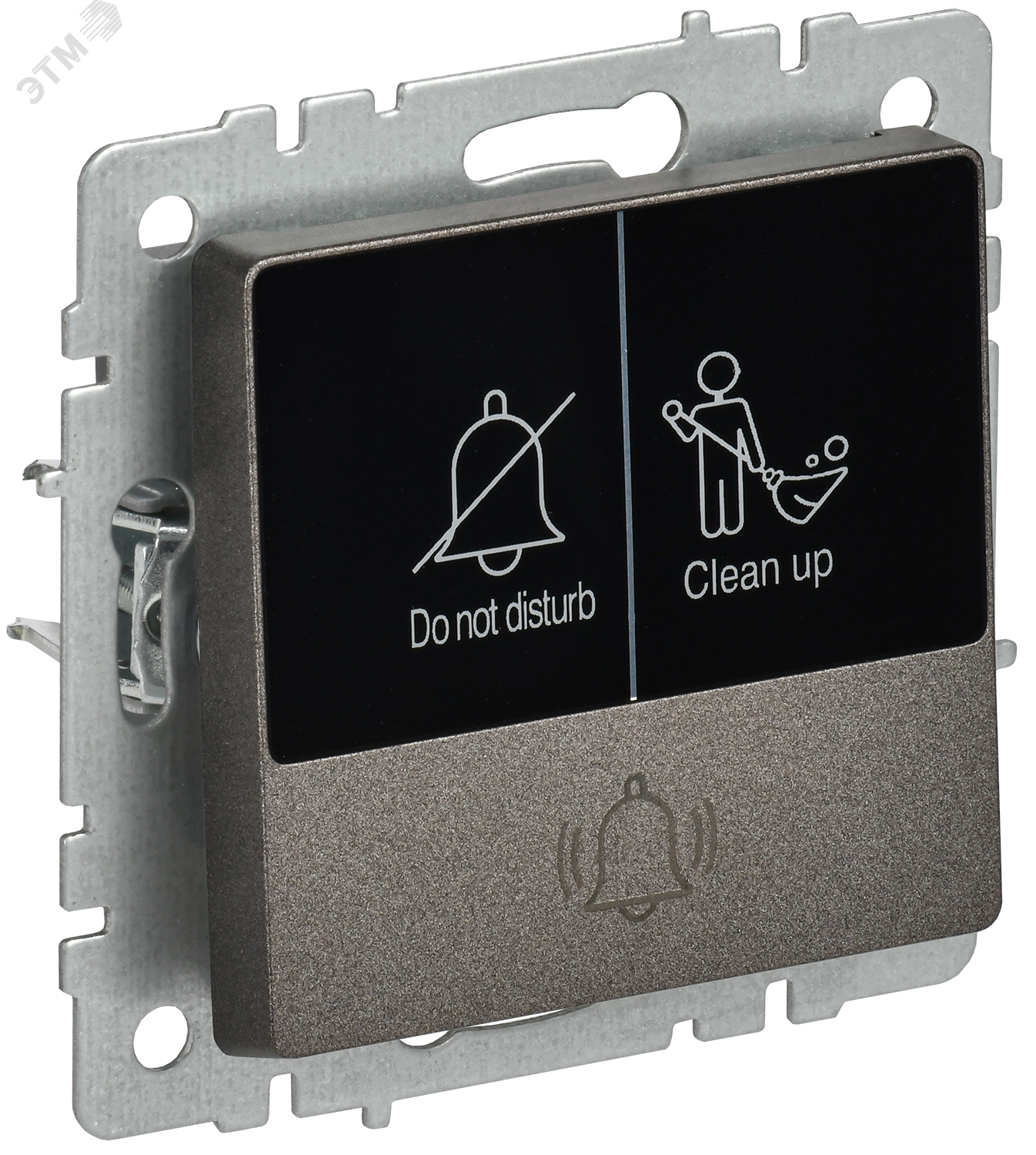 Изображение товара Кнопка звонка с индикацией для отелей серия BRITE IEK 220 В бронзовая