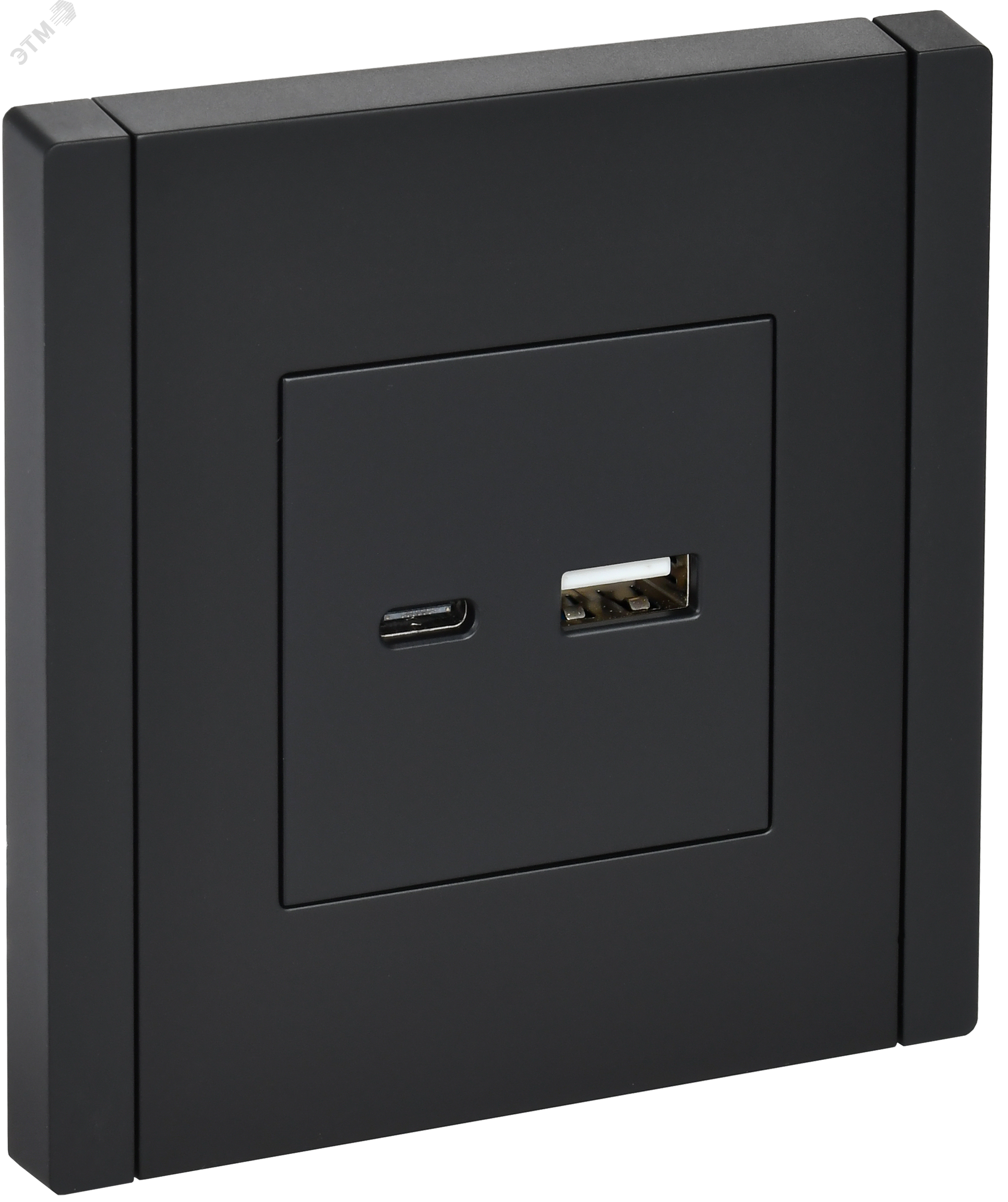 Изображение товара FORTE&PIANO Розетка USB A+C 18Вт FP151 черный