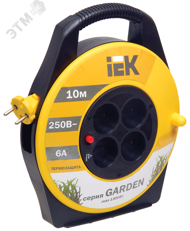 Изображение товара Удлинитель силовой 4х10м ПВС 2х0.75 УК10