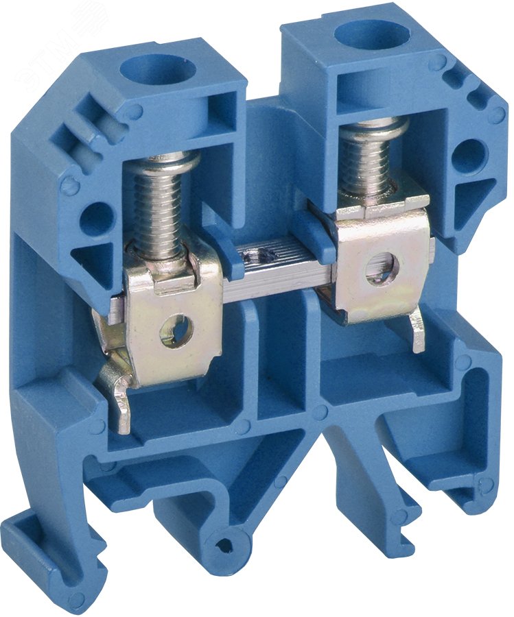 Изображение товара Клемма винтовая КВИ-6мм2 синяя для электроустановок IEK