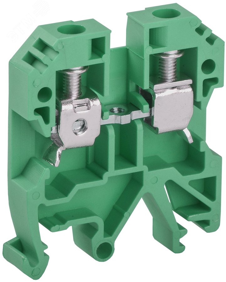 Изображение товара Винтовая клемма КВИ 6мм2 зеленая для электромонтажа