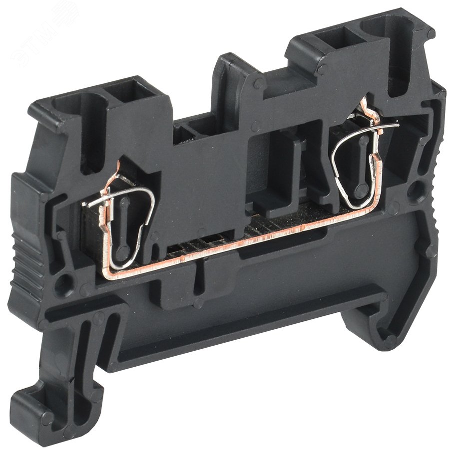 Изображение товара Клемма пружинная КПИ 2в 2,5 31А черный IEK YZN11-002-K02