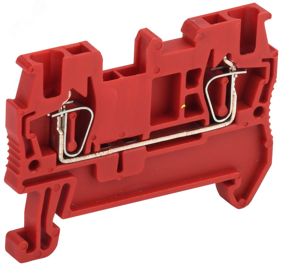 Изображение товара Клемма пружинная IEK YZN11-001-K04 0.2-1.5 мм2 красная