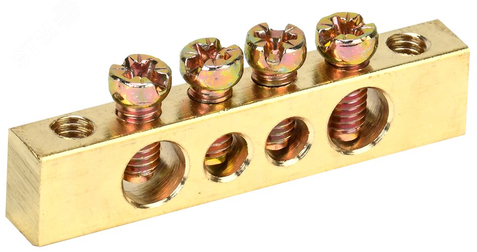 Изображение товара Шина PEN земля-ноль 6х9мм 4/2 (4группы/крепеж по краям) (шт)