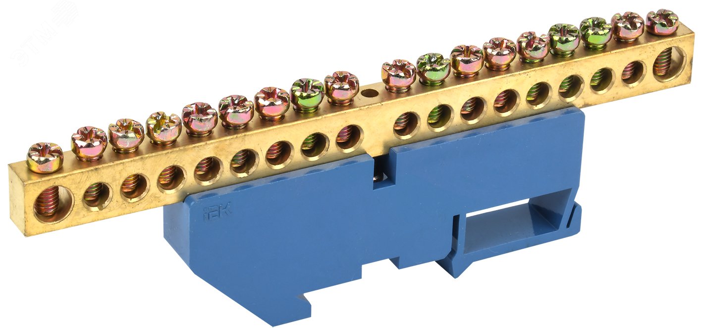Изображение товара Шина N ноль на DIN-изоляторах ШНИ-8х12-18-Д-С (шт)