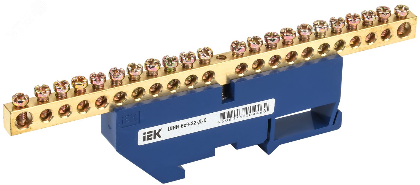 Изображение товара Шина N ноль на DIN-изоляторах ШНИ-6х9-22-Д-С (шт)