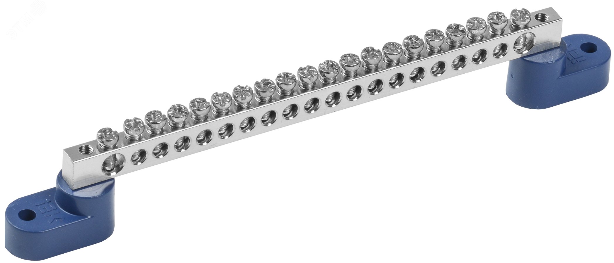 Изображение товара Шина нулевая Ni на двух угловых изоляторах ШНИ-6х9-20-У2-С IEK Китай