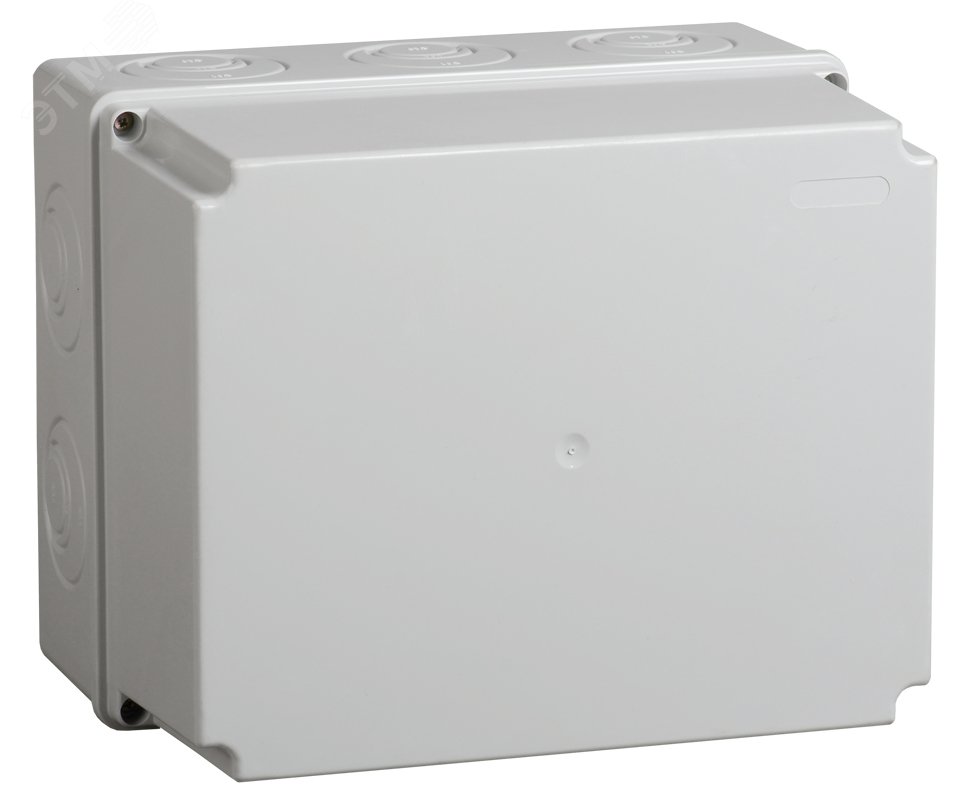 Изображение товара Коробка распаячная IEK КМ41274 240х195х165 мм IP55 для открытой проводки