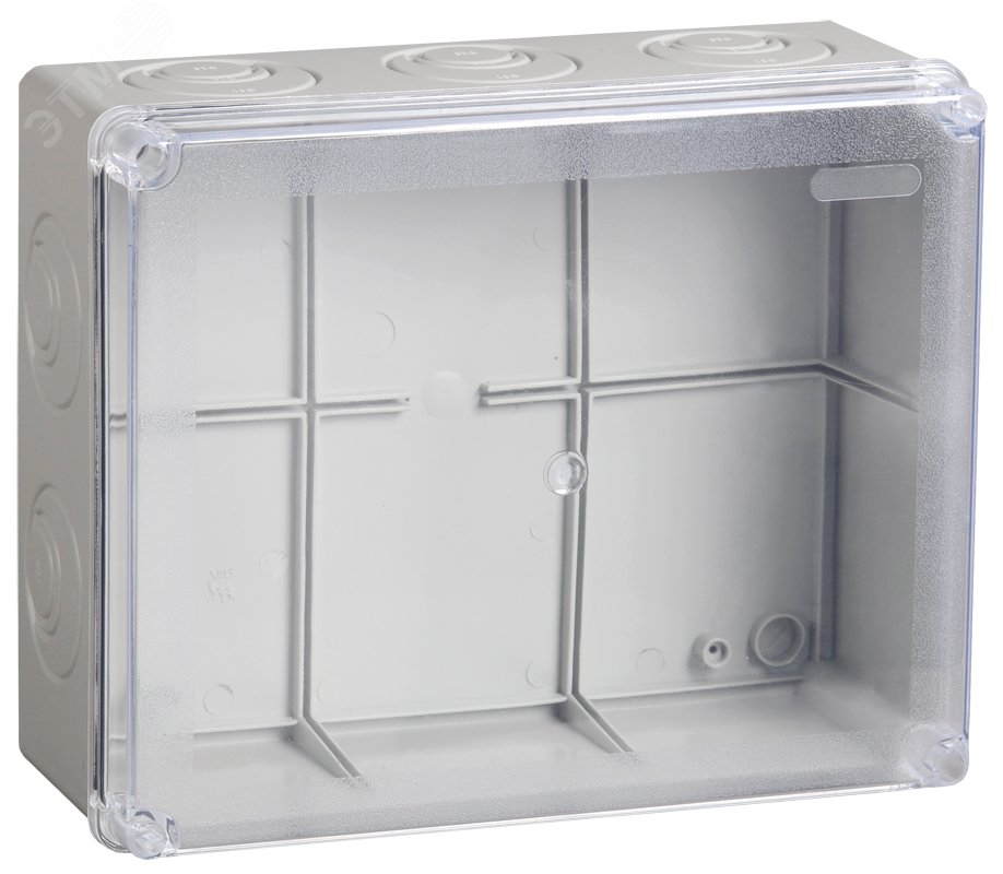 Изображение товара Коробка распаячная IEK КМ41278 240х195х165 мм IP55 для открытого монтажа