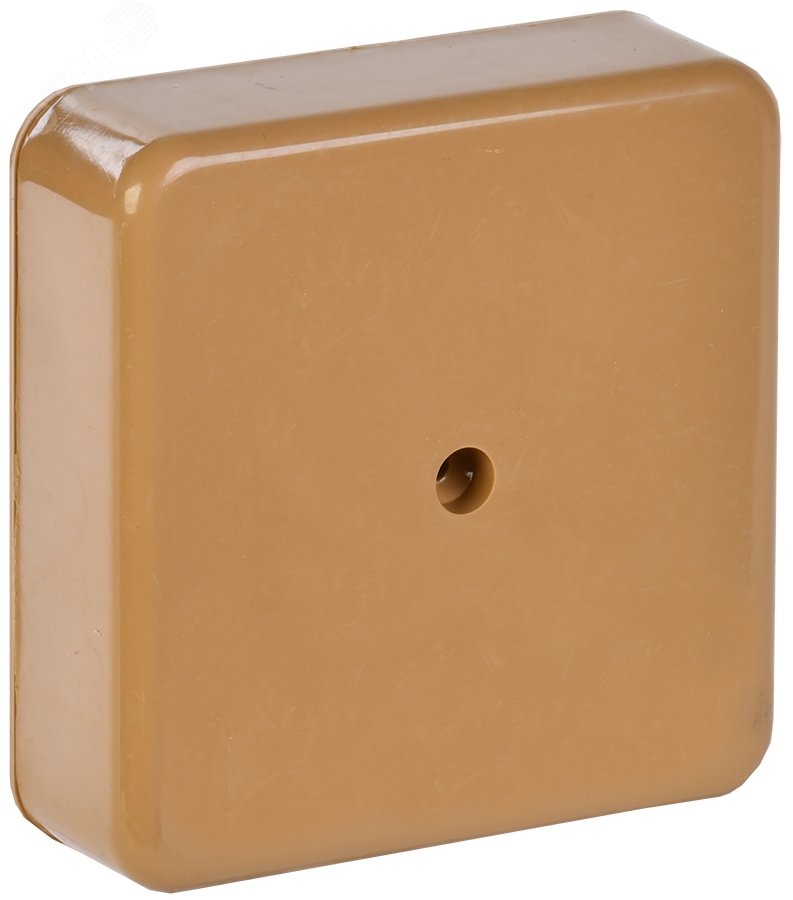 Коробка клеммная 75х75х20 светло-коричневая IP20 КМ41212-03 UKO10-075-075-020-K21 IEK