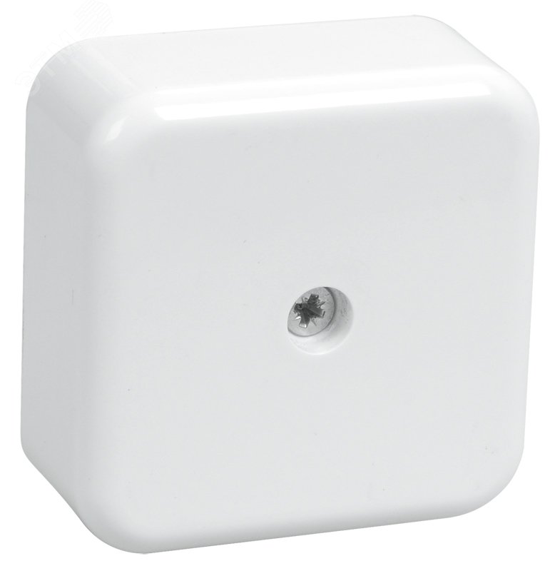 Коробка распределительная КМ41206-01 50х50х20мм  белая с контактной группой UKO10-050-050-020-K01 IEK