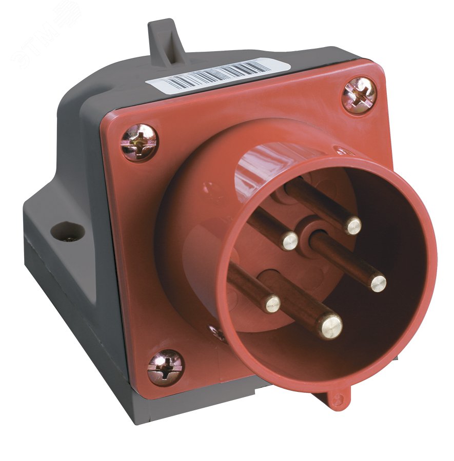 Изображение товара Вилка кабельная 515 стационарная 3P+E+N 16А IP44 Китай