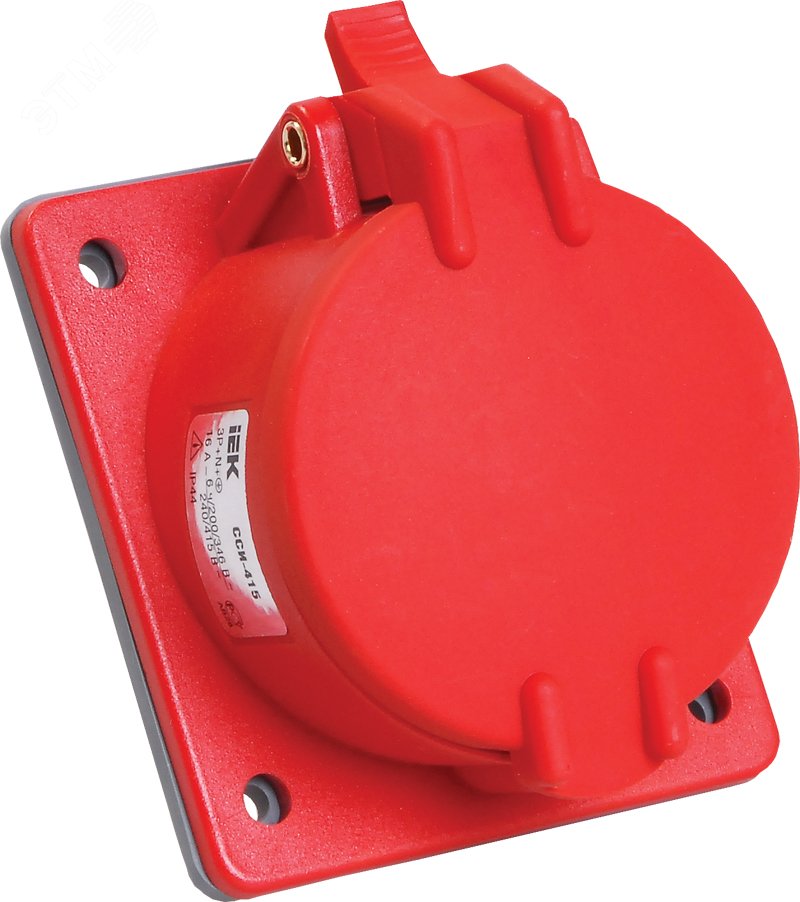 Изображение товара Розетка встраиваемая ССИ-425 32А 3Р+PЕ+N 380В IP44 MAGNUM IEK