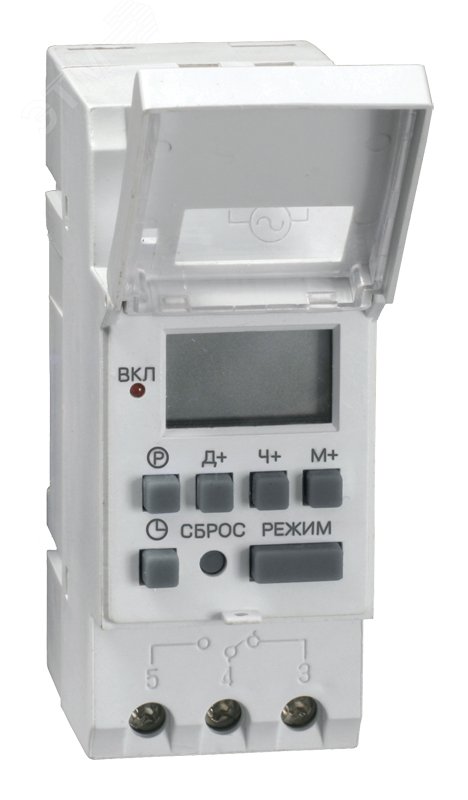 Таймер цифровой ТЭ15 16А 230V на DIN-рейку MTA10-16 IEK - превью 2